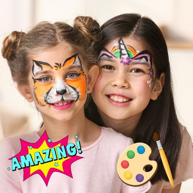 Creative and beautiful face arts that kids love