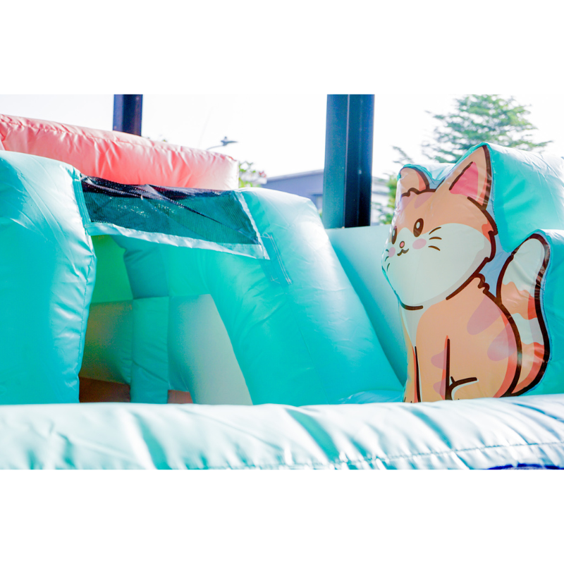 Cats Purrfect Play House Bouncy Castle