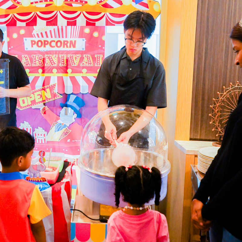 Cotton Candy Floss Live Station