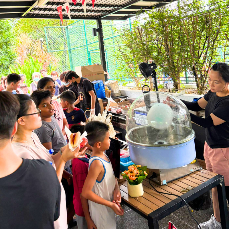 Cotton Candy Floss Live Station