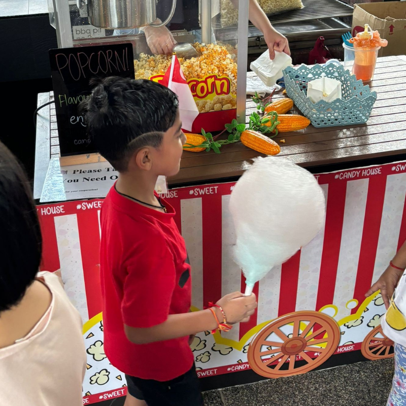 Cotton Candy Floss Live Station