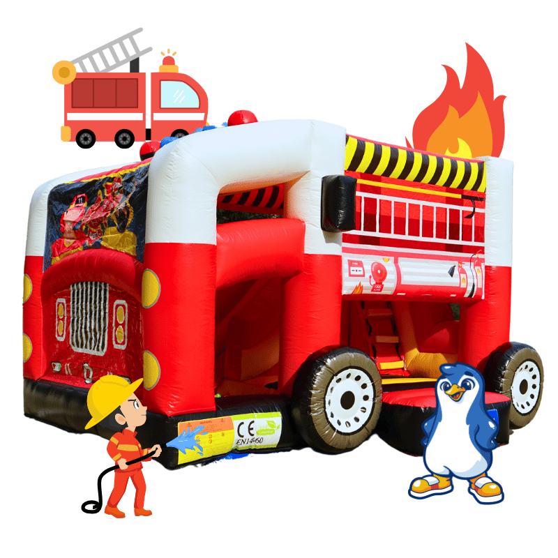 Fantastic Firetruck Bouncy Castle