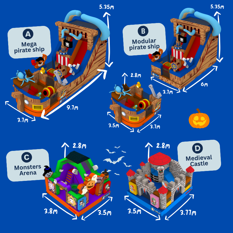 Halloween Adventure Bouncy Castle