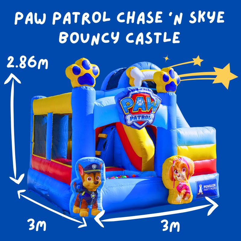 Paw Patrol Chase 'n Skye Bouncy Castle