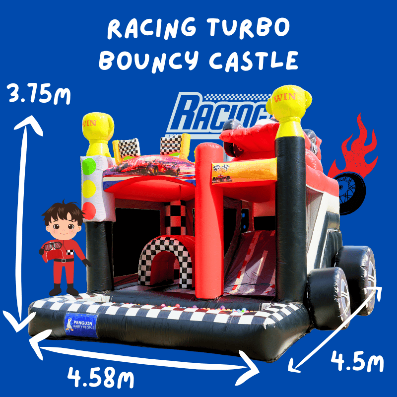 Hot Wheels Racing Bouncy Castle