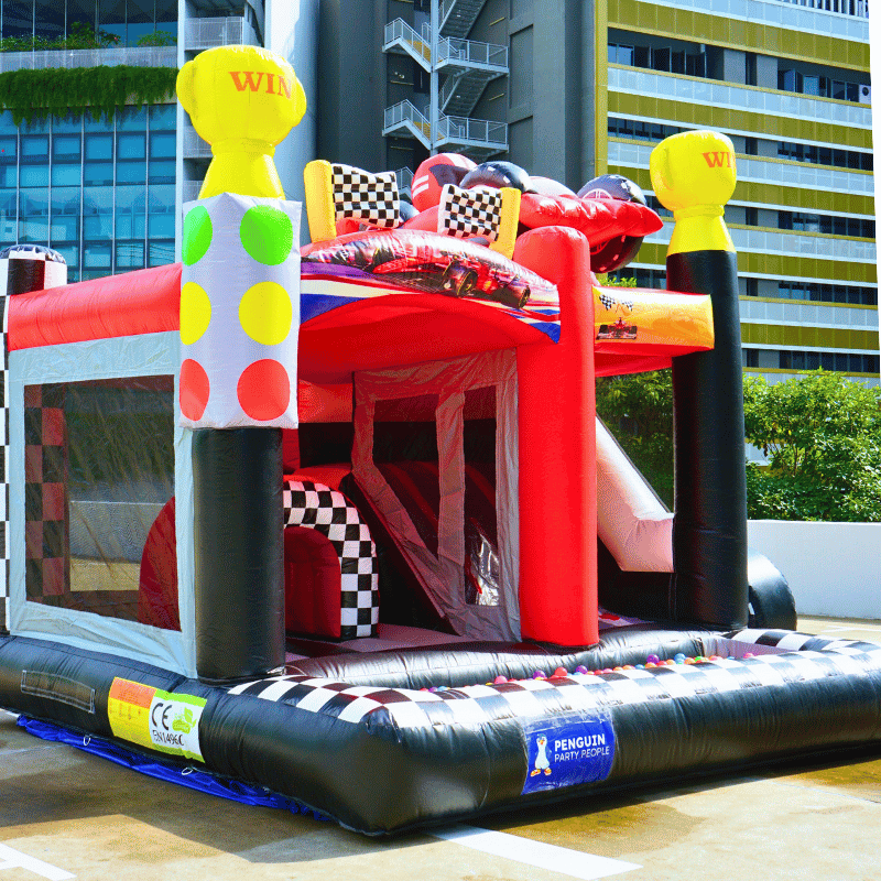 Hot Wheels Racing Bouncy Castle