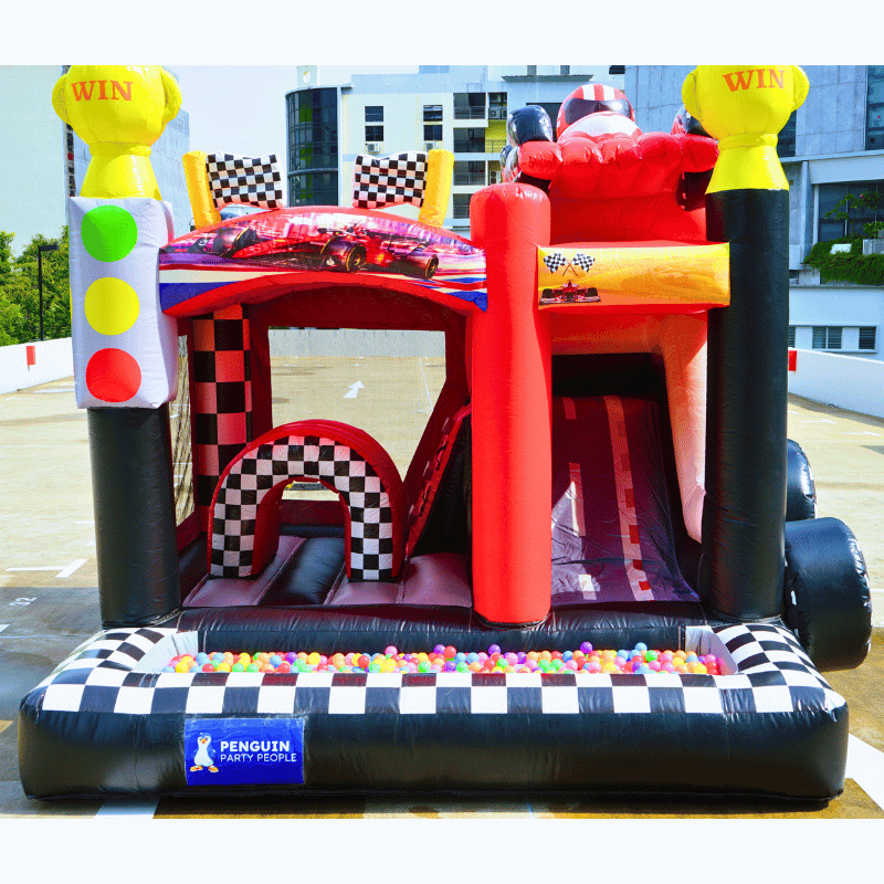 Hot Wheels Racing Bouncy Castle