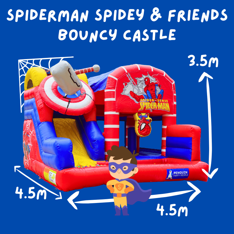 Spiderman Spidey & Friends Bouncy Castle