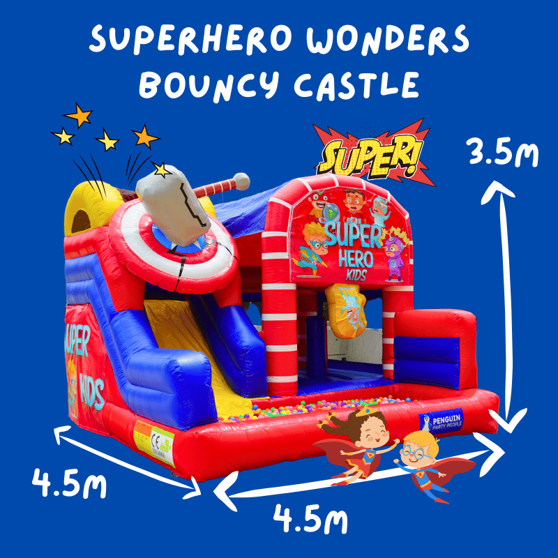 Superhero Wonders Bouncy Castle