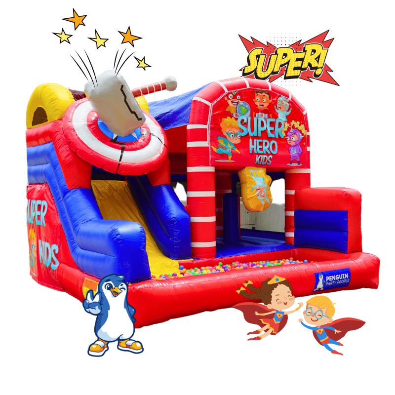 Superhero Wonders Bouncy Castle