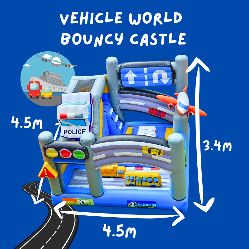Vehicle World Bouncy Castle