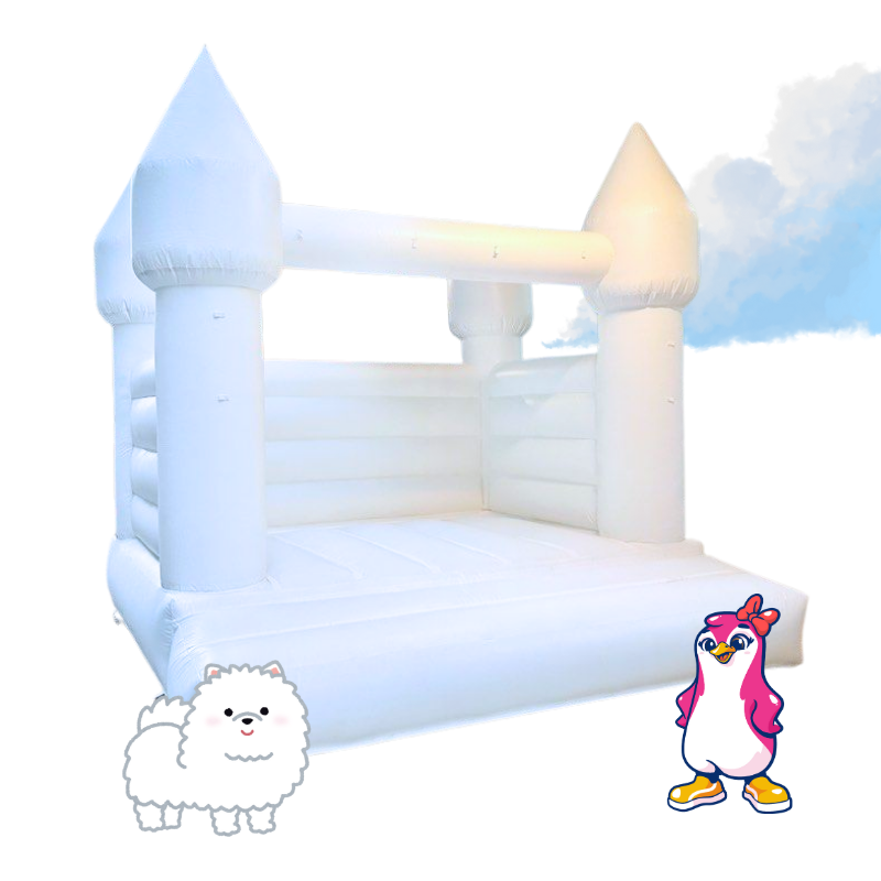 Classic White Bouncy Castle