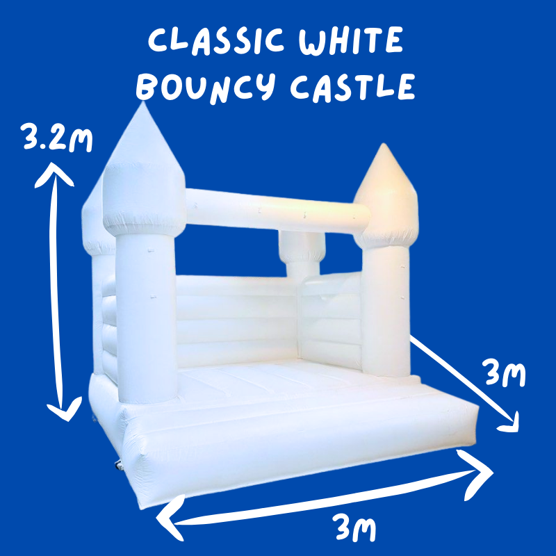 Classic White Bouncy Castle