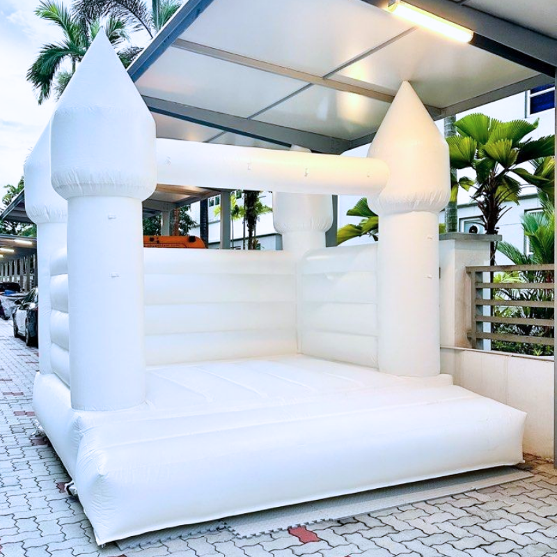 Classic White Bouncy Castle