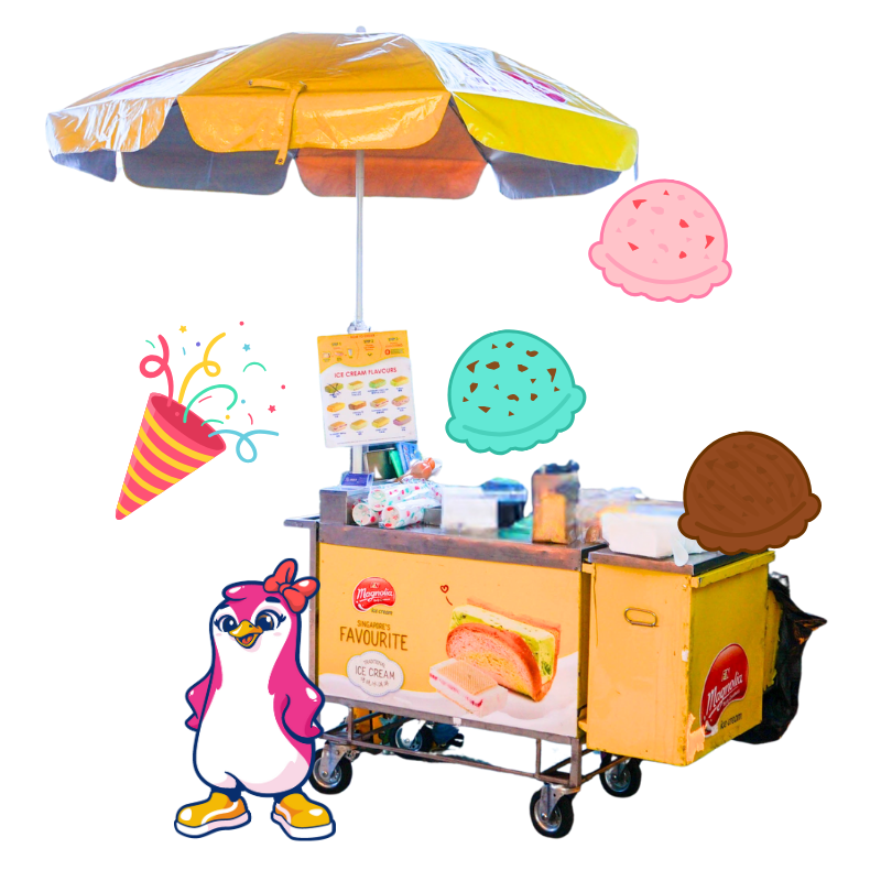 Ice Cream Cart Live Station