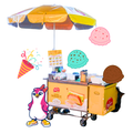 Ice Cream Cart Live Station