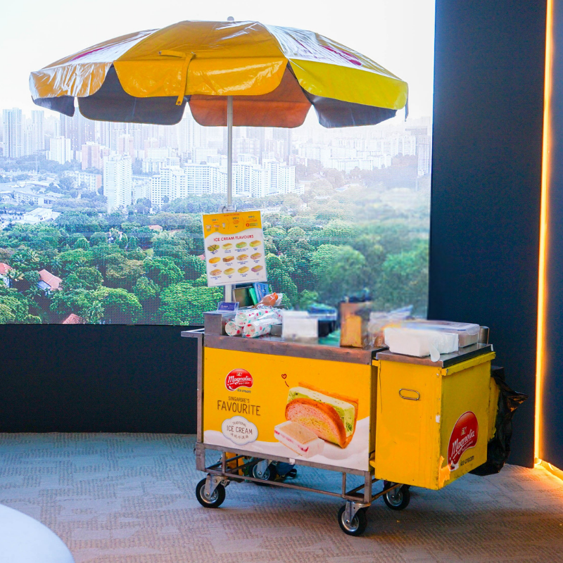 Ice Cream Cart Live Station
