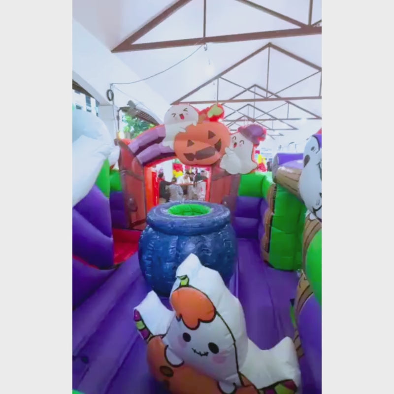 Warrior vs Monster Adventure Bouncy Castle
