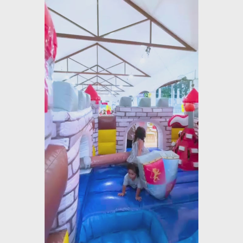 Warrior vs Monster Adventure Bouncy Castle