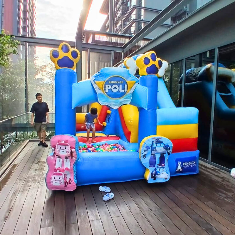 Robocar Poli & Amber Bouncy Castle