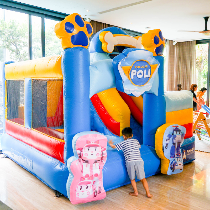 Robocar Poli & Amber Bouncy Castle