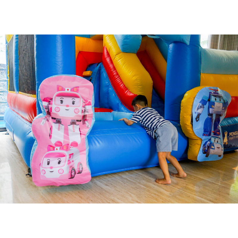 Robocar Poli & Amber Bouncy Castle