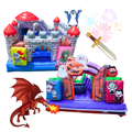 Warrior vs Monster Adventure Bouncy Castle